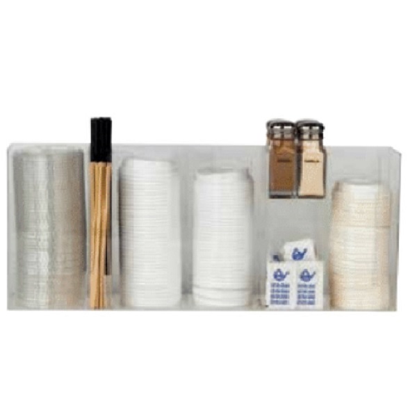 rattleware Coffee Center, Acrylic, 22"x5"x8.25", 05285