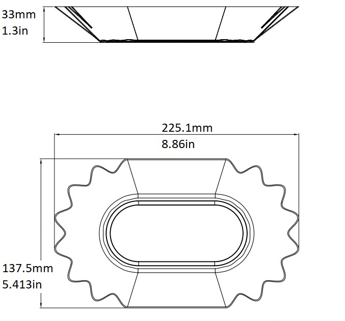 rattleware Oval Coffee Bean Tray, one dozen 40006 - Image 7