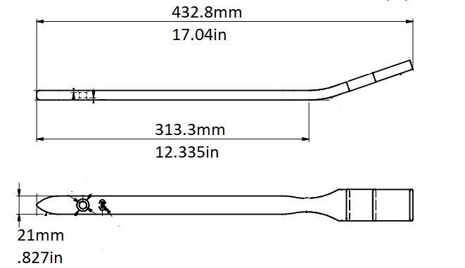 rattleware Long-handled Wooden Brush, w/RW logo, 31150 - Image 3