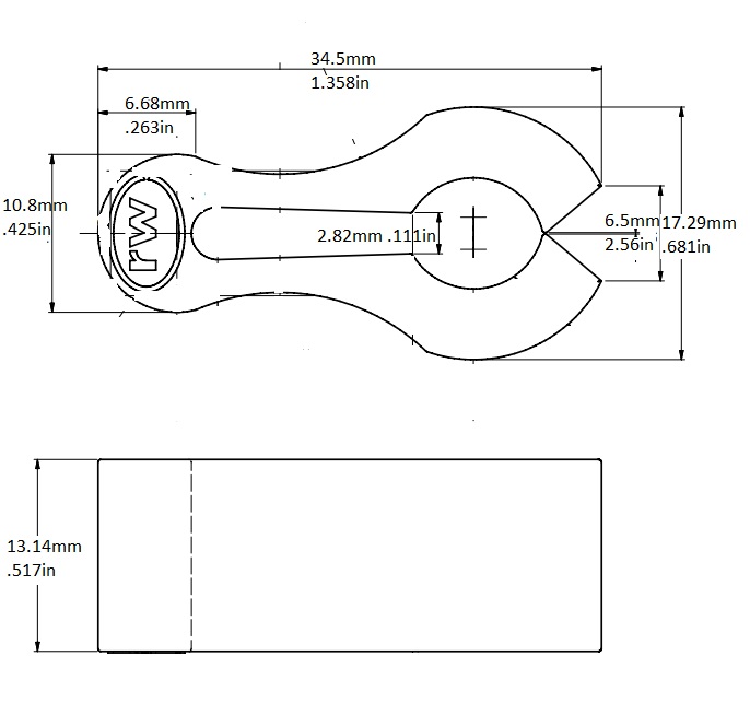 rattleware Steam Wand Clip, 0.5" x 1.25", 22850 - Image 2