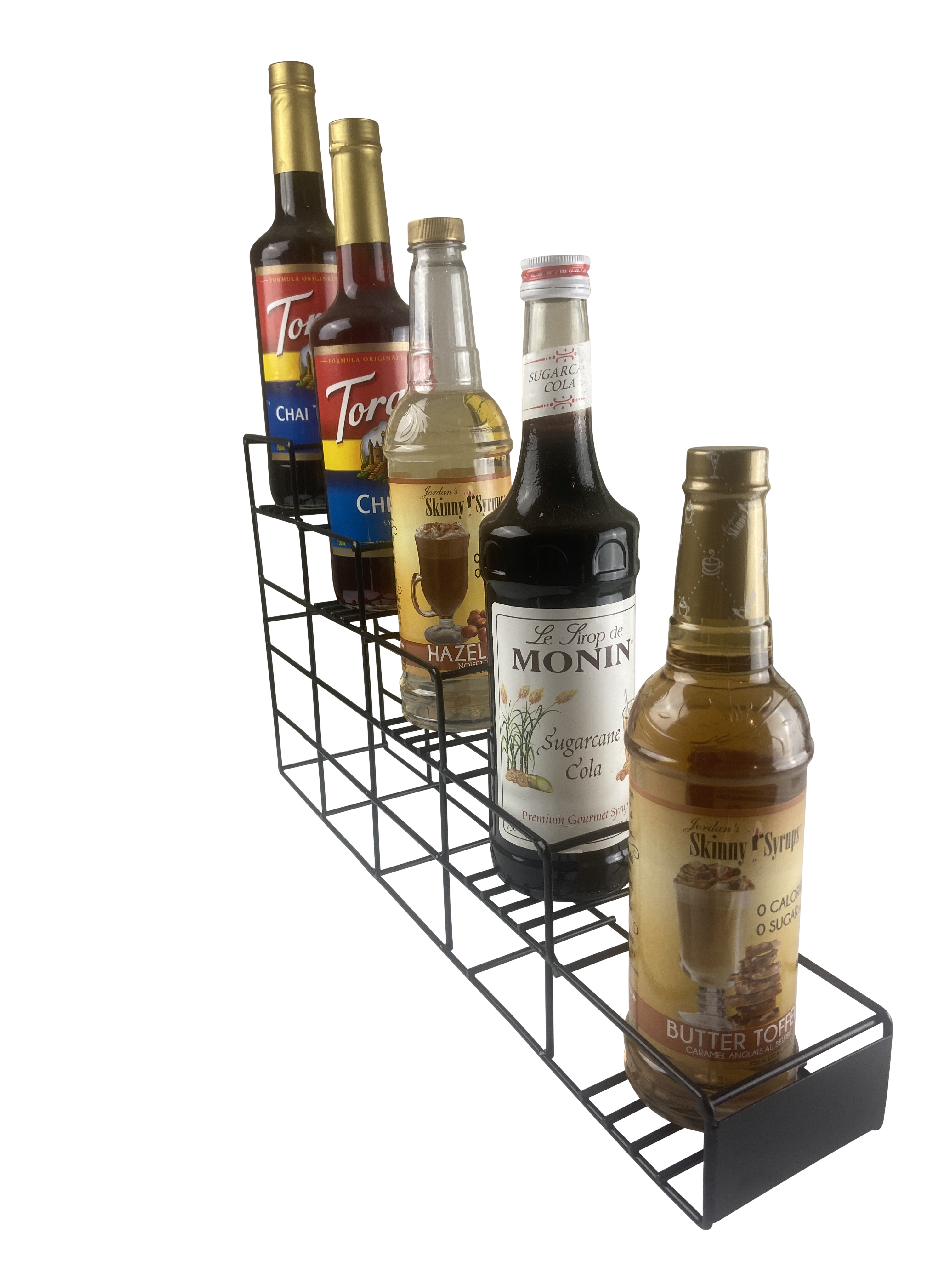 rattleware Wire 5 Bottle Rack 21"x4"x11" - Image 6