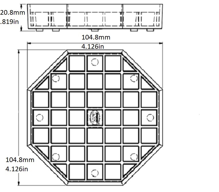 rattleware Drip Tray, 4"x4"x1", RW563 - Image 2
