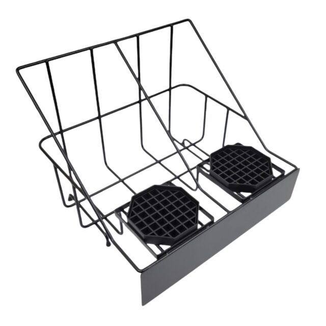 rattleware 2 Airpot Serving Rack, Black, RW843
