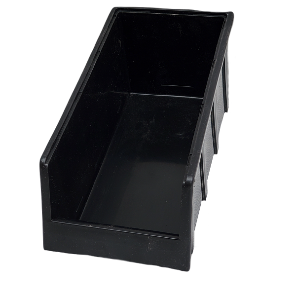 rattleware Condiment Bins w/Lip, Black, RW929