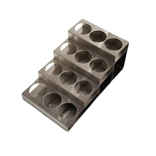 rattleware 12 Bottle Rack Brushed Stainless Steel