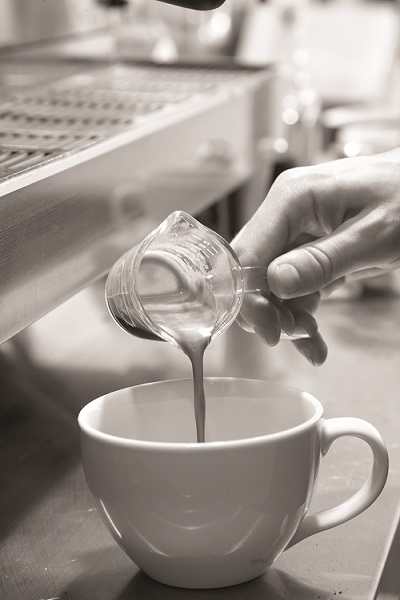 rattleware Shot Pitcher, Double Spout, 3 oz, White Printing, Glass - Image 3