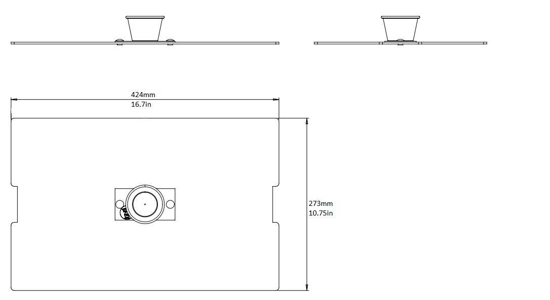 rattleware Aluminum Cover for 16" Egg Ring - RW145 - Image 2