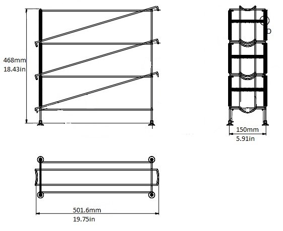 rattleware Vertical Cup Dispenser 3 - RW016 - Image 4