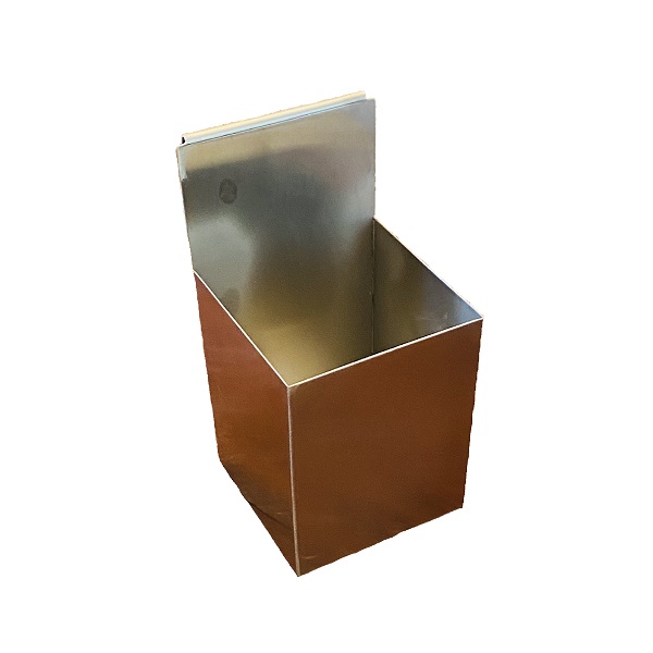 rattleware Extended Basic Holder 4"x4"x7.5" Stainless Steel - 05220S
