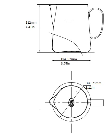 rattleware 20oz Pitcher PTFE Sprayed - Image 4
