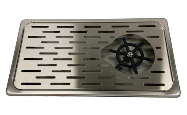 rattleware Stainless Pitcher Rinser with Drain & Tube