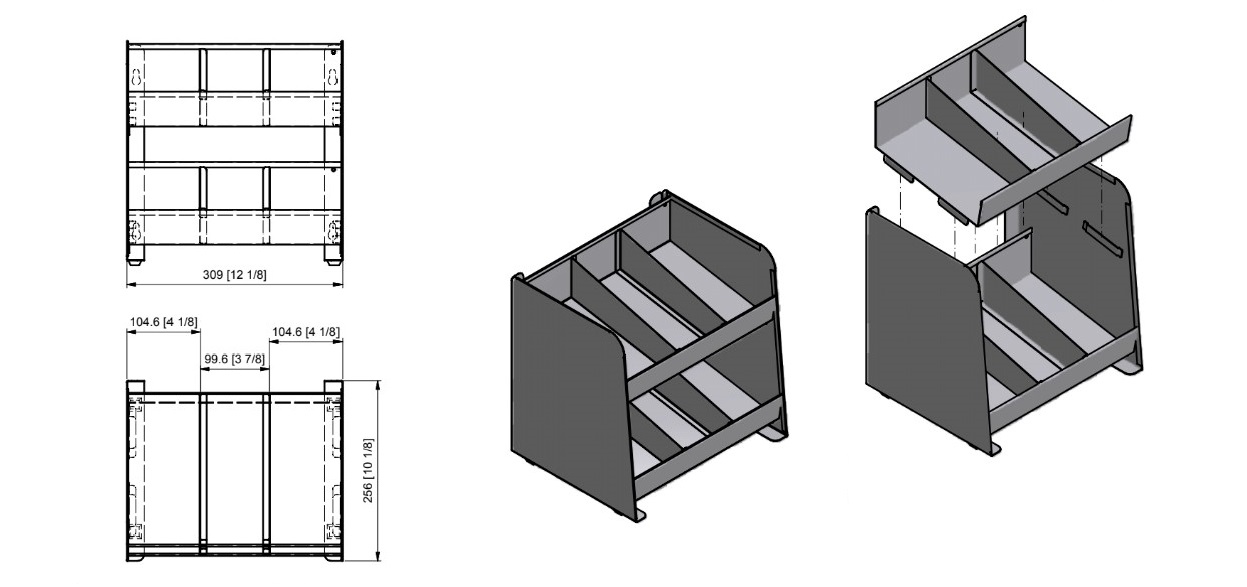 rattleware Metal Condiment Rack - Image 2