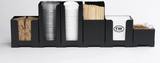 rattleware Snap Bin Condiment Bar Kit Black 82320