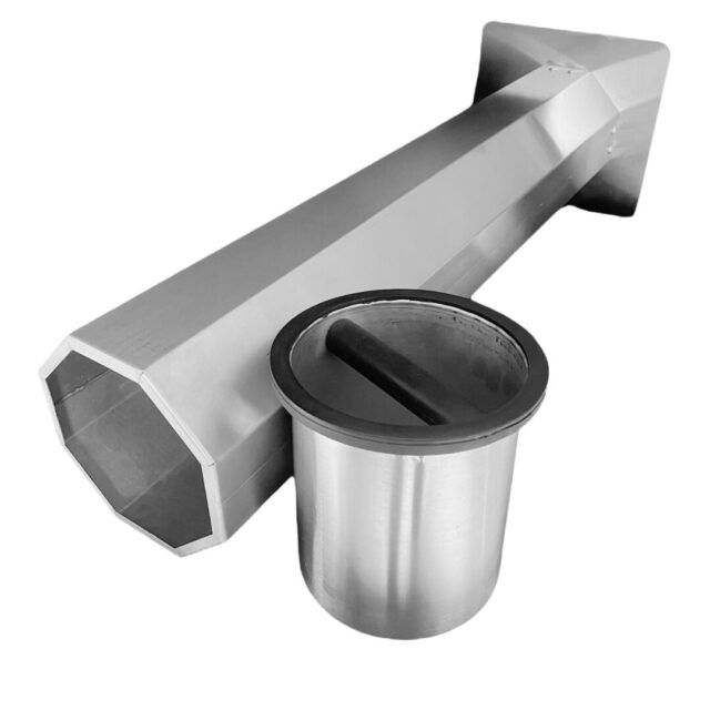 rattleware Stainless Steel Knockbox with Floor Stand
