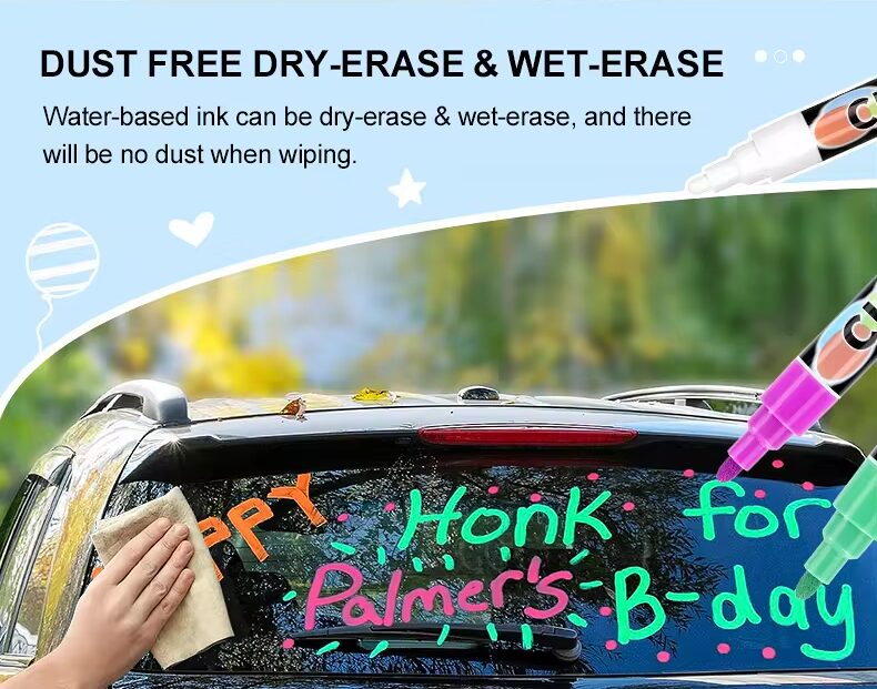 5.5" Colored Liquid Chalk Markers, set of 12 - Image 9