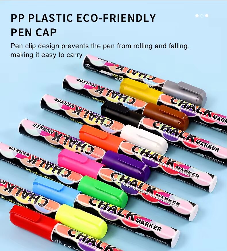 5.5" Colored Liquid Chalk Markers, set of 12 - Image 6