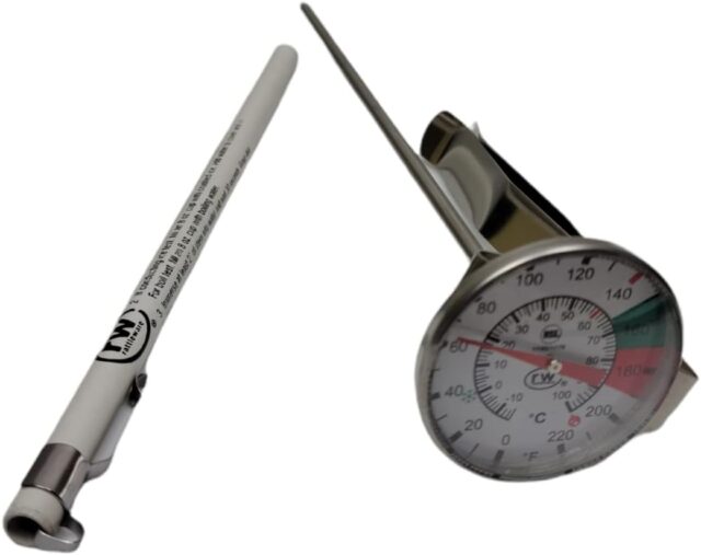 Rattleware 5-Inch Easy Steam Thermometer, 45mm Dial