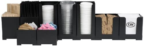 Rattleware Snap Bin Cafe Kit, Black, Cafeware Organizer