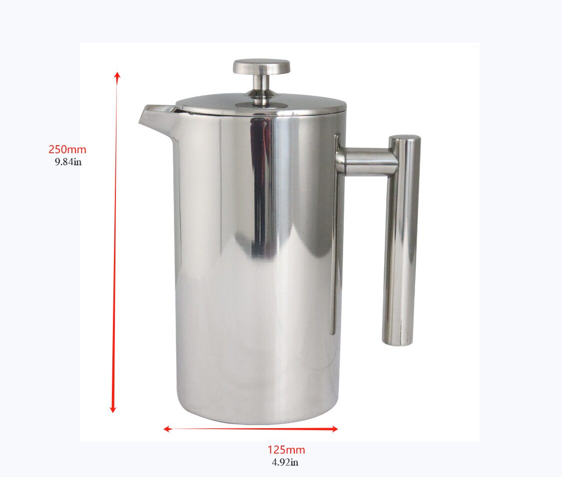 Double Walled Pitcher, Stainless Steel, Insulated, 2L - Image 2