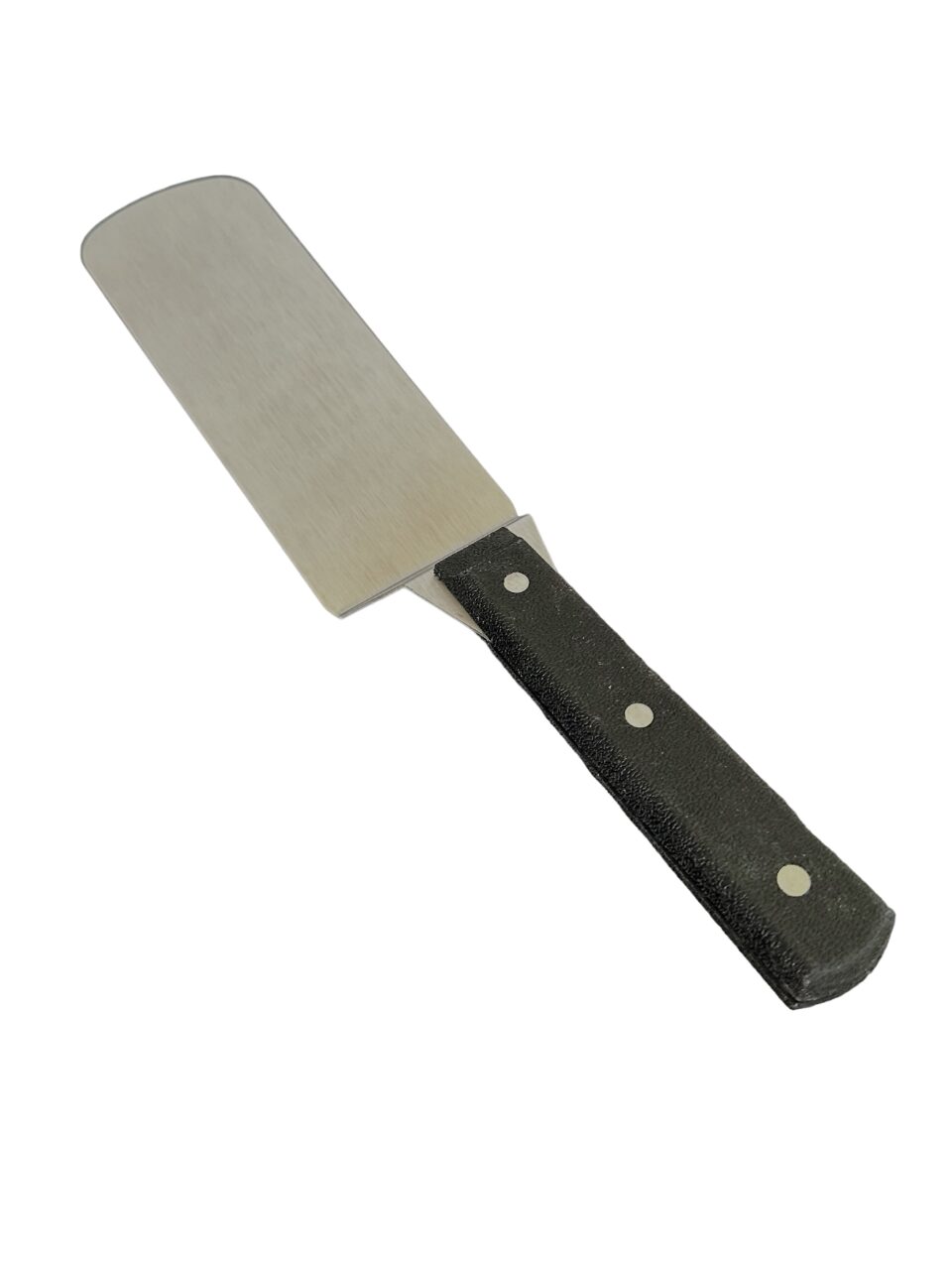 Stainless Steel Spatula, Black Handle, 8" x 3" Blade - Image 3