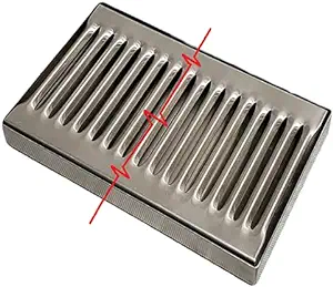 Drip Tray, Stainless Steel, Super Heavy 5"x5"x.75"