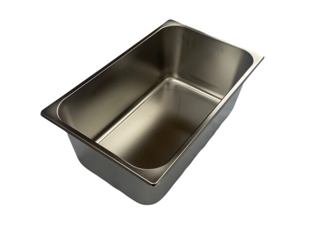 Quality Industries 1/1 Pan, Stainless Steel, 8in Deep, for Steam Table