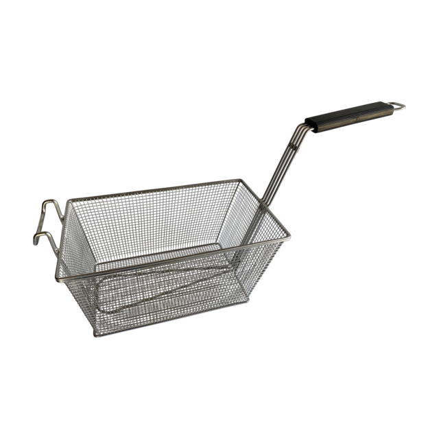 Quality Industries Fry Basket, Stainless Steel, Counter Fryer, 13.5"x8.6"x6.1"