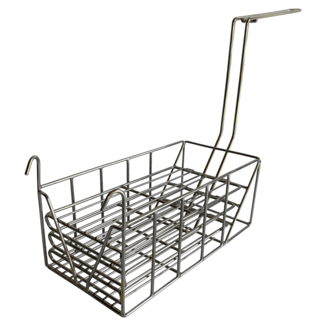 Quality Industries Fryer Basket, Stainless Steel, 3 Tiers,