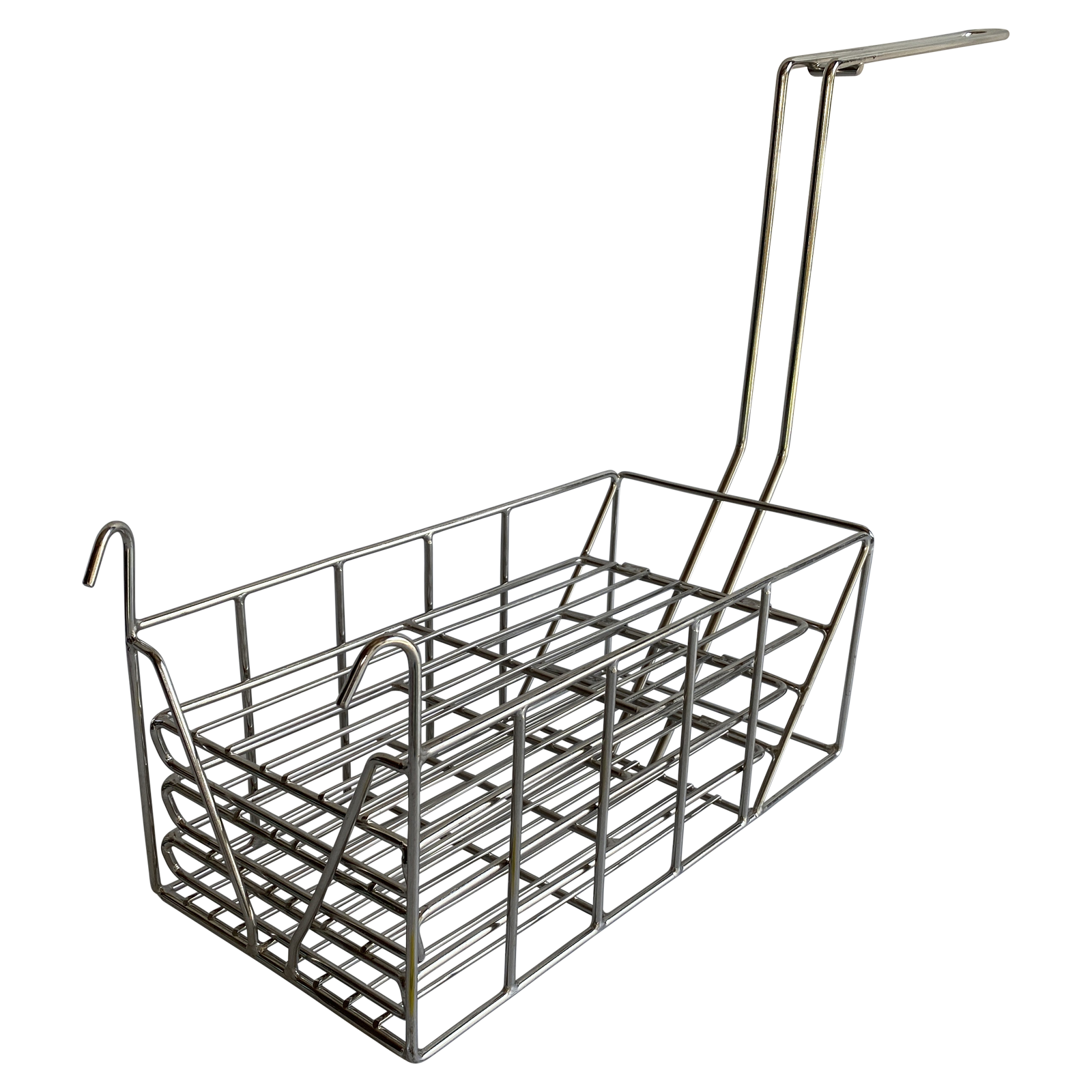 Quality Industries Fryer Basket, Stainless Steel, 3 Tiers,