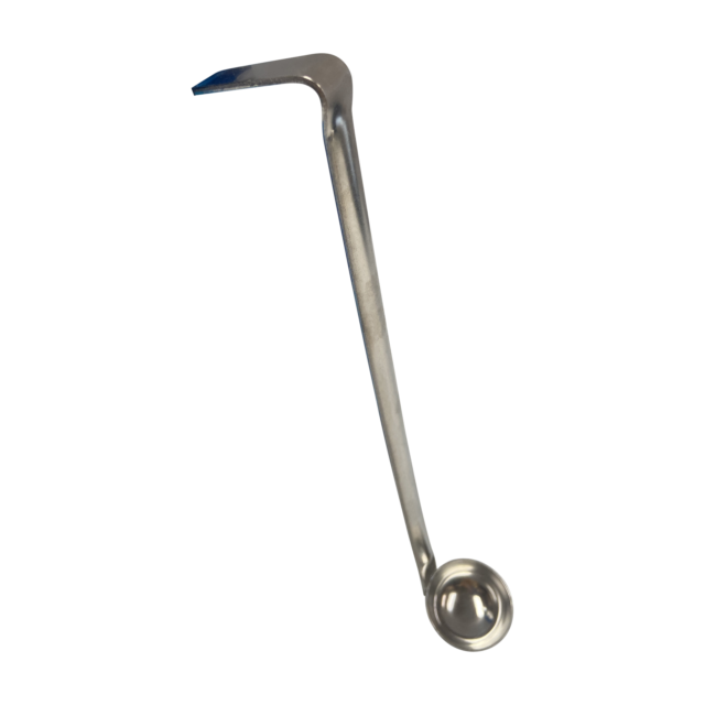 Quality Industries Stainless Steel Ladle, 0.5oz Serving Tool, 10.5"