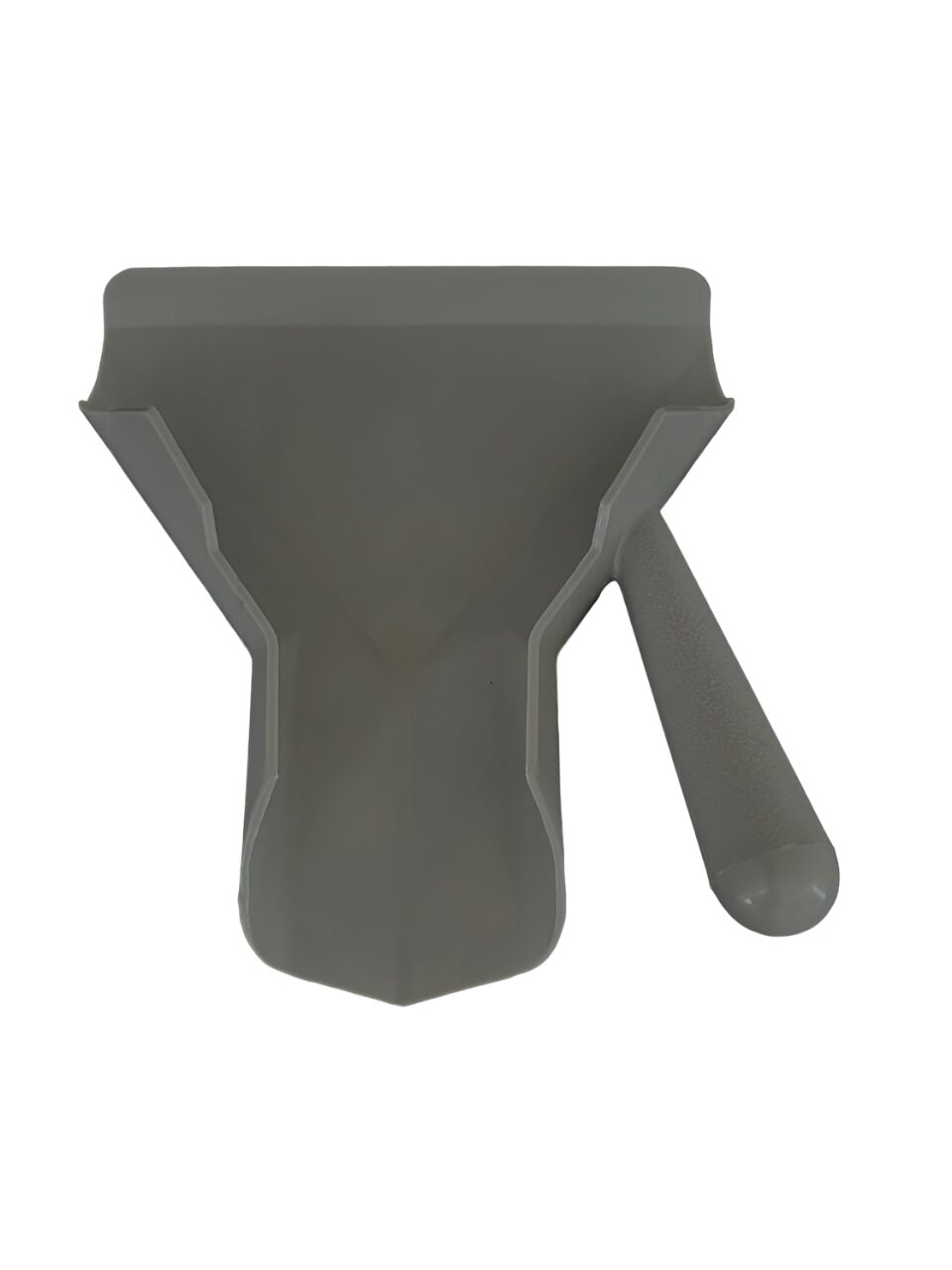 Quality Industries French Fry Scoop, Polymer, Right Hand, Grey - Image 2