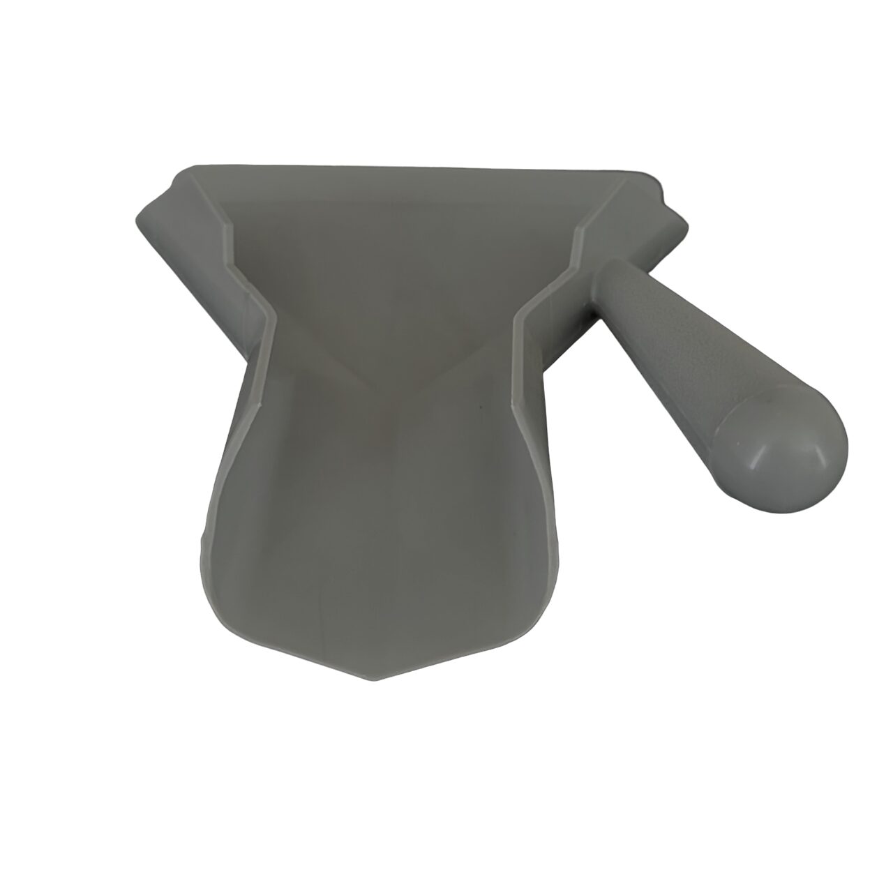 Quality Industries French Fry Scoop, Polymer, Right Hand, Grey - Image 3