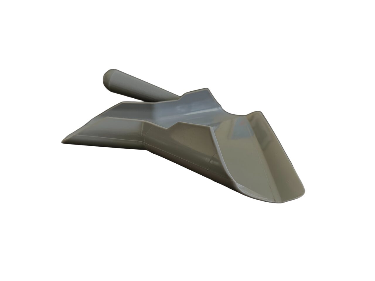 Quality Industries French Fry Scoop, Polymer, Left Hand, Grey - Image 3
