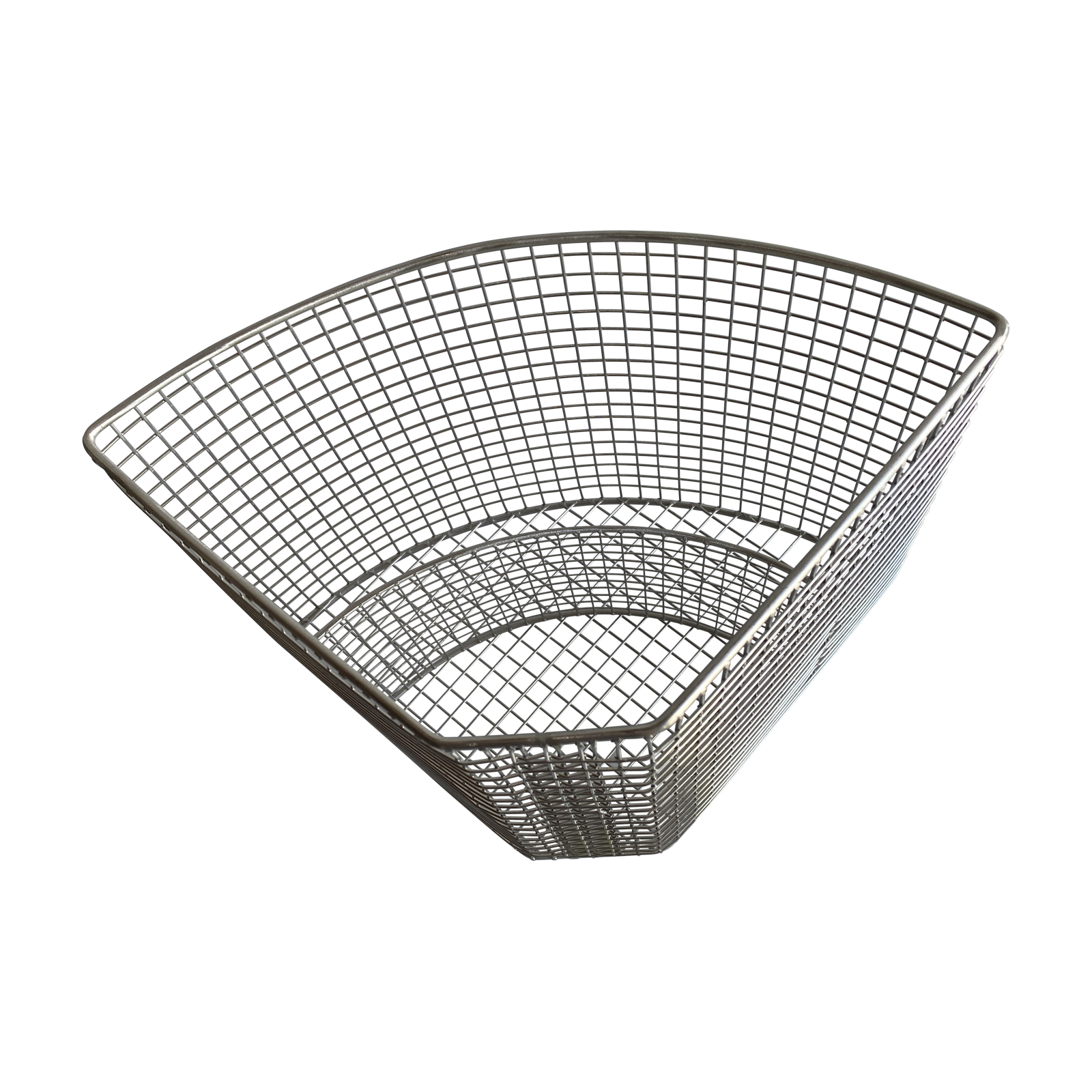 Quality Industries Parts Washing Basket, Quarter Round, Stainless Steel, 223mm Radius, 192mm Height - Image 2