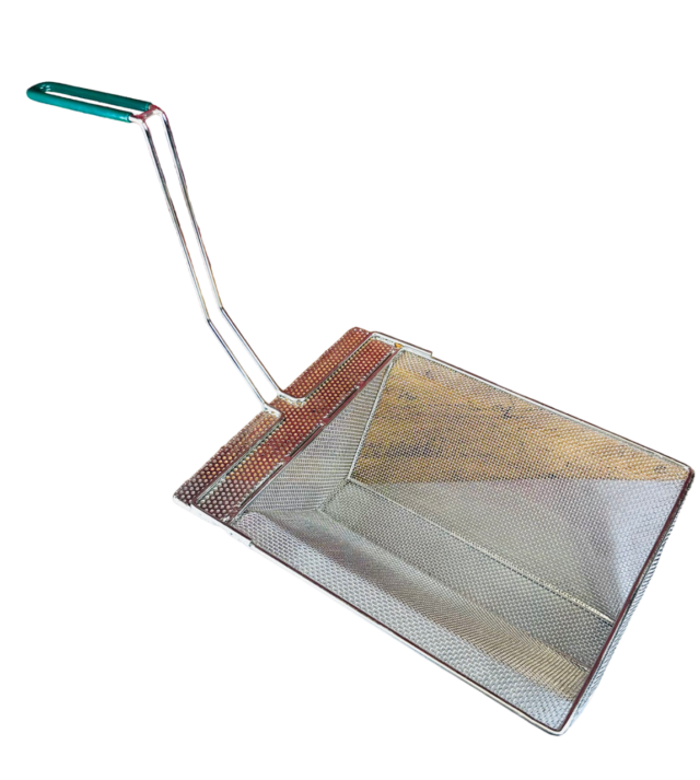 Quality Industries Sediment Tray, Gas Fryer, 10.5" x 11.4", Green Handle