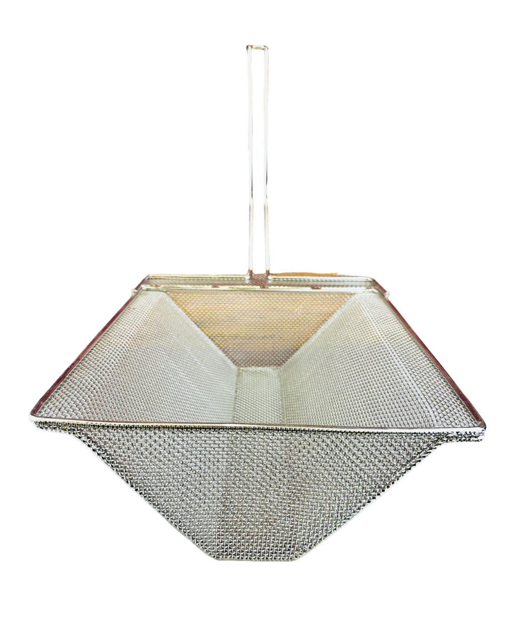 Quality Industries Sediment Tray, Gas Fryer, 10.5" x 11.4", Green Handle - Image 4