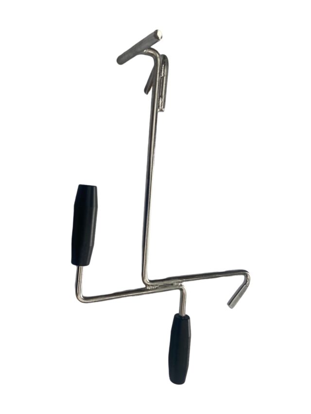 Quality Industries Fryer Basket Drain Hook, Stainless Steel, Heavy Duty