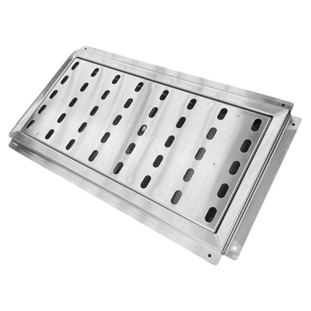 Quality Industries Commercial Floor Drain, Stainless Steel - 26x14in