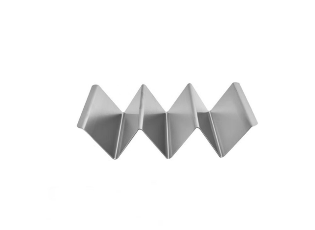 Quality Industries Taco Holder, Stainless Steel, Set of 6
