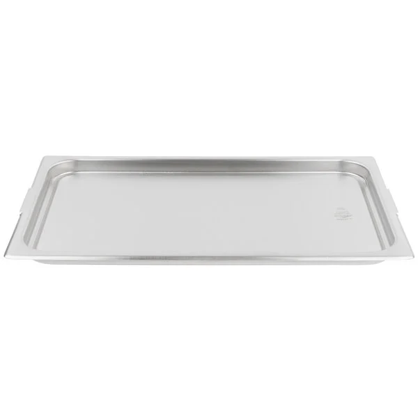Quality Industries Heavy-Duty 1/1 Full Size Stainless Steel Cover Tray