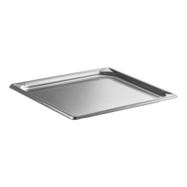 Quality Industries 2/3 Size 1" Deep Stainless Steel Pan for Steam Table Use