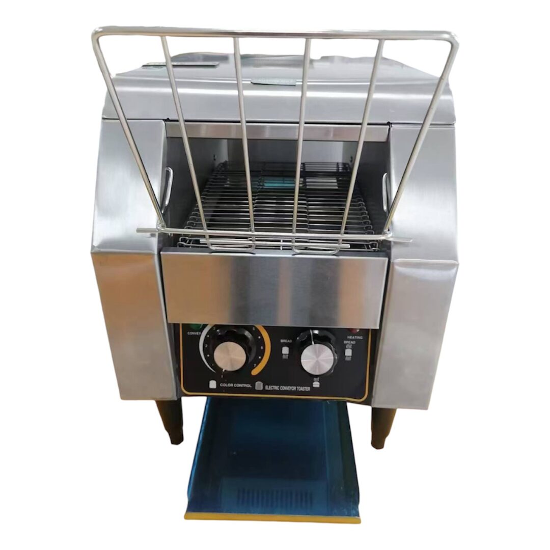 Quality Industries Stainless Steel Conveyor Toaster, 6-Gear Adjustable, 16.5" x 14.5" x 15.2" - Image 3