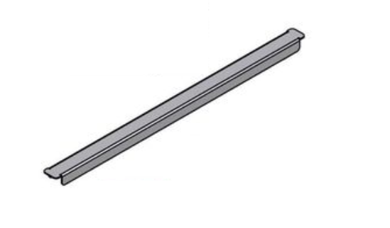 Quality Industries 20" Stainless Steel Adapter Bar - Divider for Commercial Kitchens