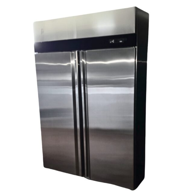 Quality Industries Refrigerator - 47" x 33.75" x 84" Double Door, 44 cu. ft., 120V, Stainless Steel