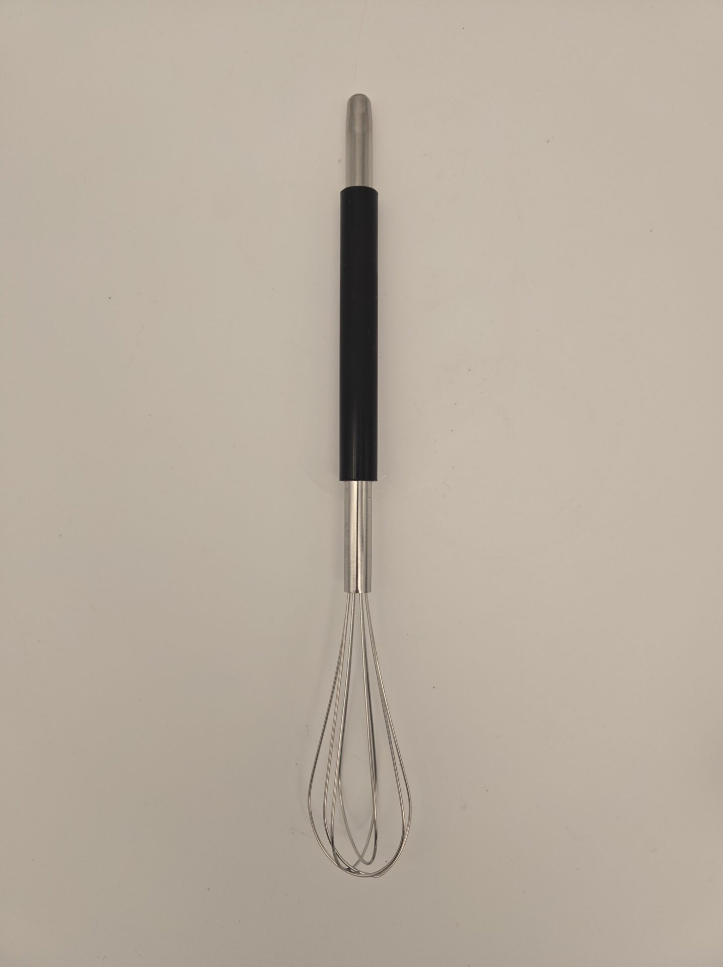 10.25" Round Whisk, Stainless Steel, Black Sleeve